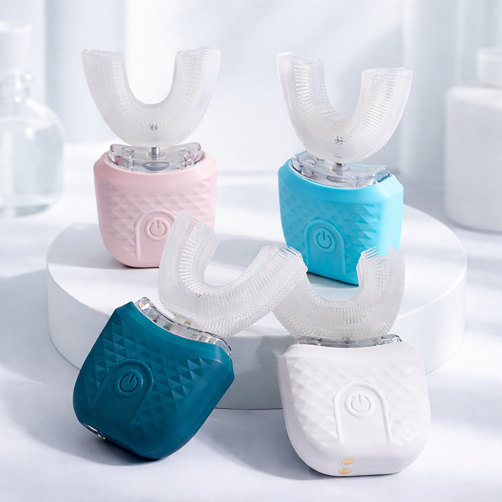 Cepillo y blanqueador de dientes electrico